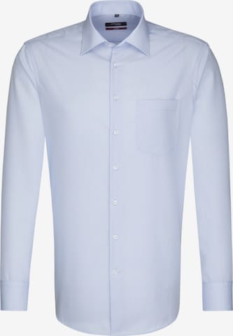 Coupe regular Chemise SEIDENSTICKER en bleu : devant