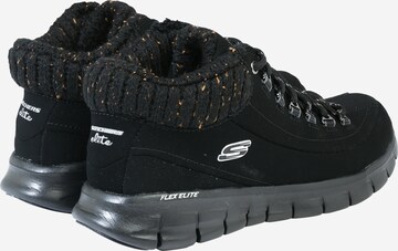 Ghete cu șireturi 'Synergy Winter Nights' de la SKECHERS pe negru