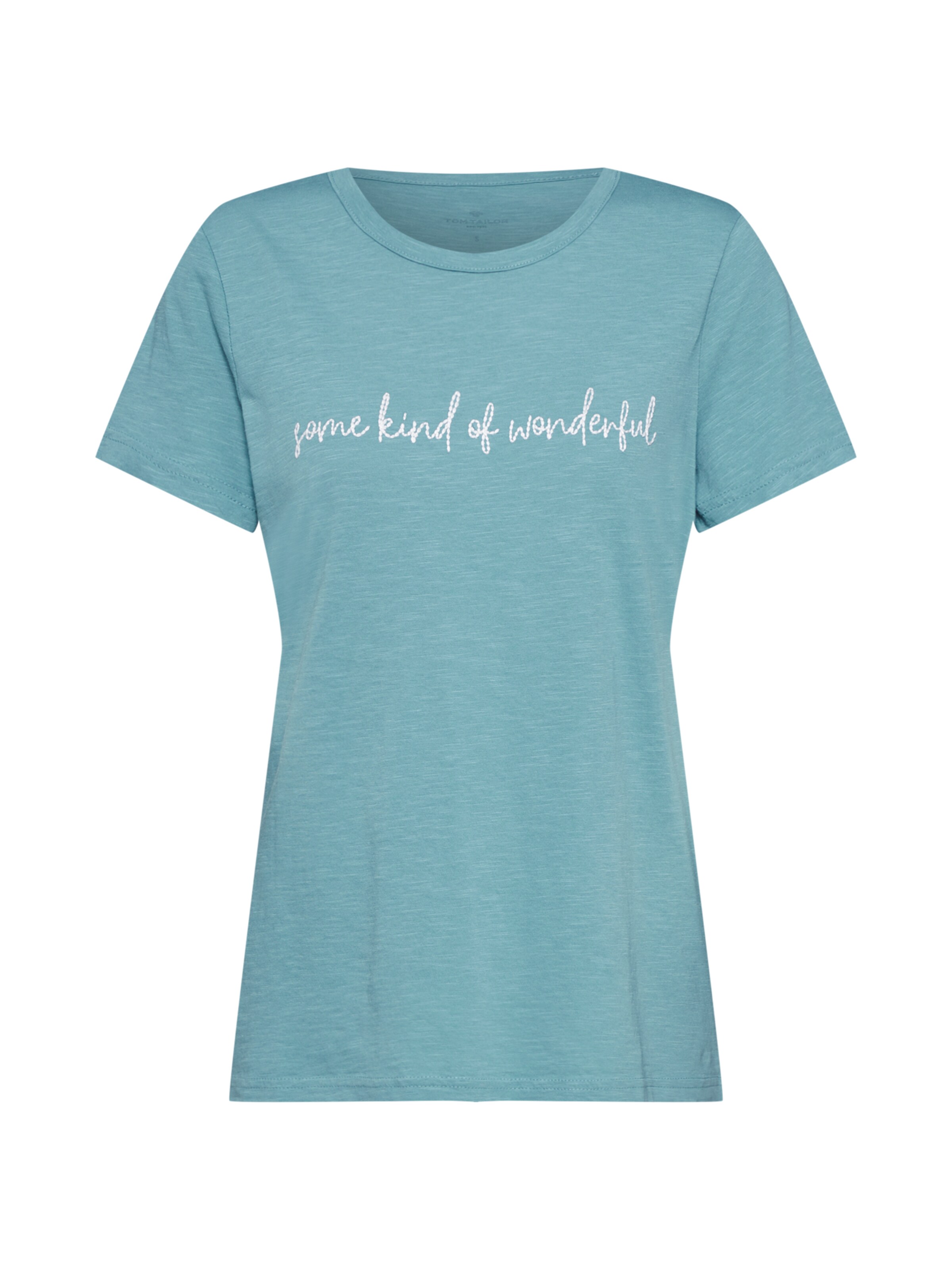 TOM TAILOR - T-Shirt in aqua