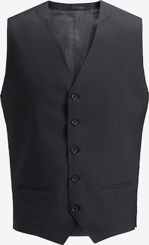 JACK & JONES - Chaleco para traje en negro: frente