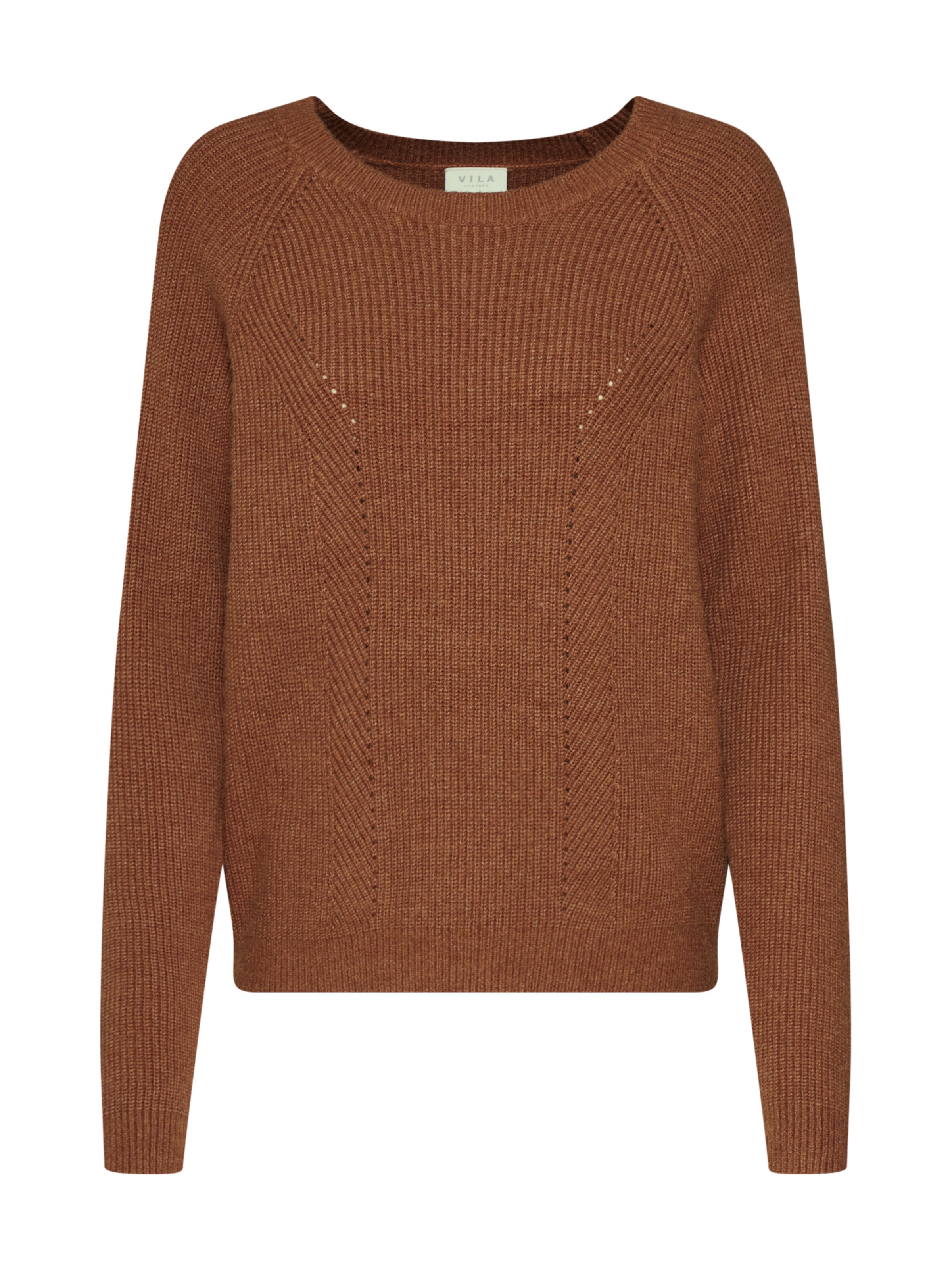 VILA - Trui in de kleur Bruin gemêleerd