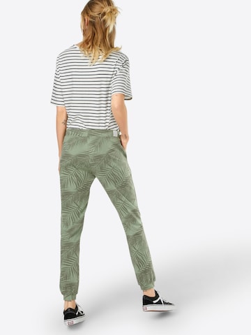 Effilé Pantalon 'La Palma' Iriedaily en vert : derrière