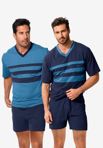 LE JOGGER Short Pajamas in Blue: front