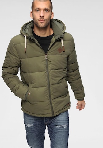 BRUNO BANANI Winter Jacket in Green: front