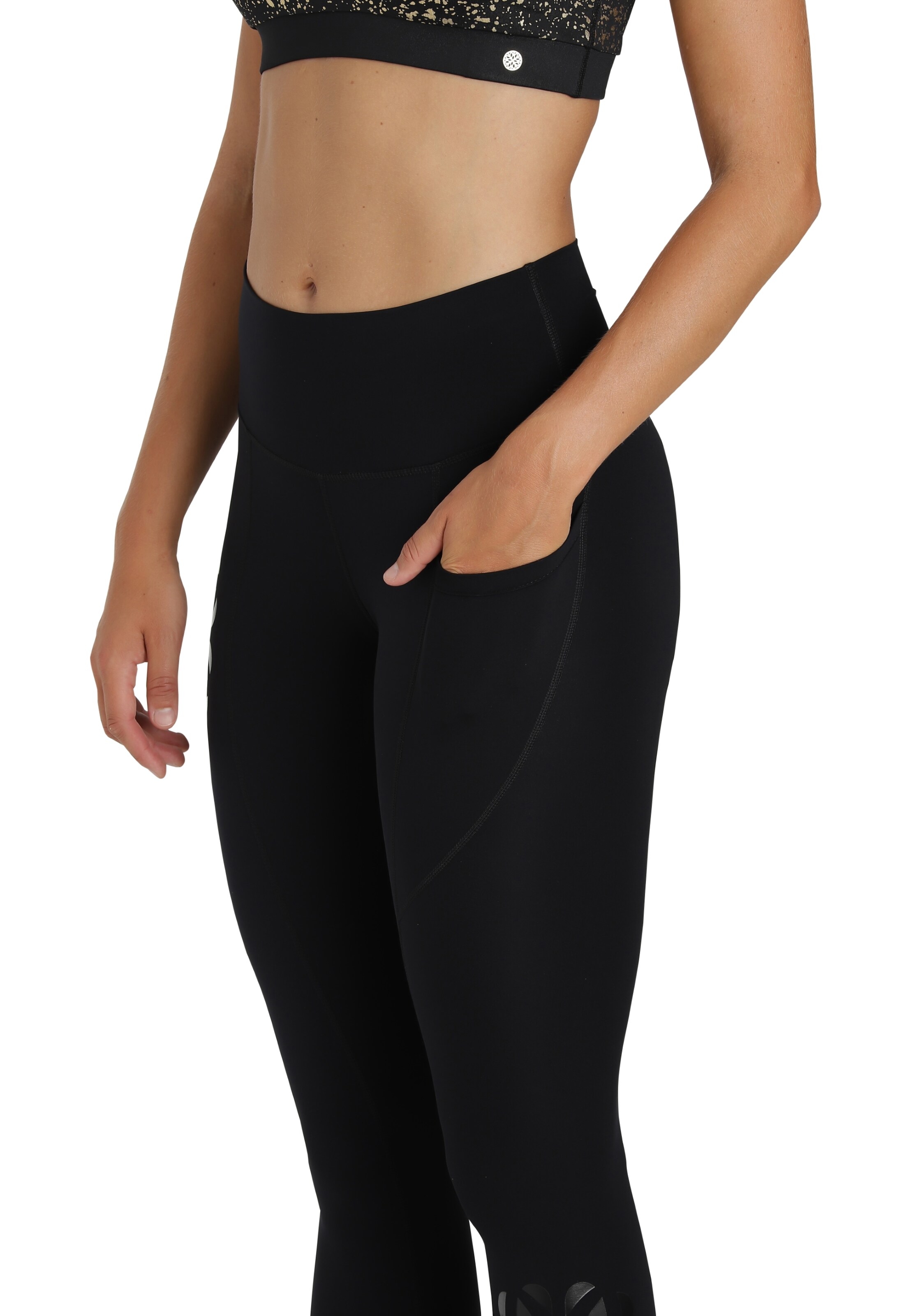 Athlecia Skinny Sports trousers 'Merauke' in Black