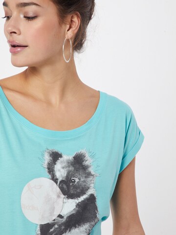 Iriedaily Shirt 'Koala Bubble' in Blauw