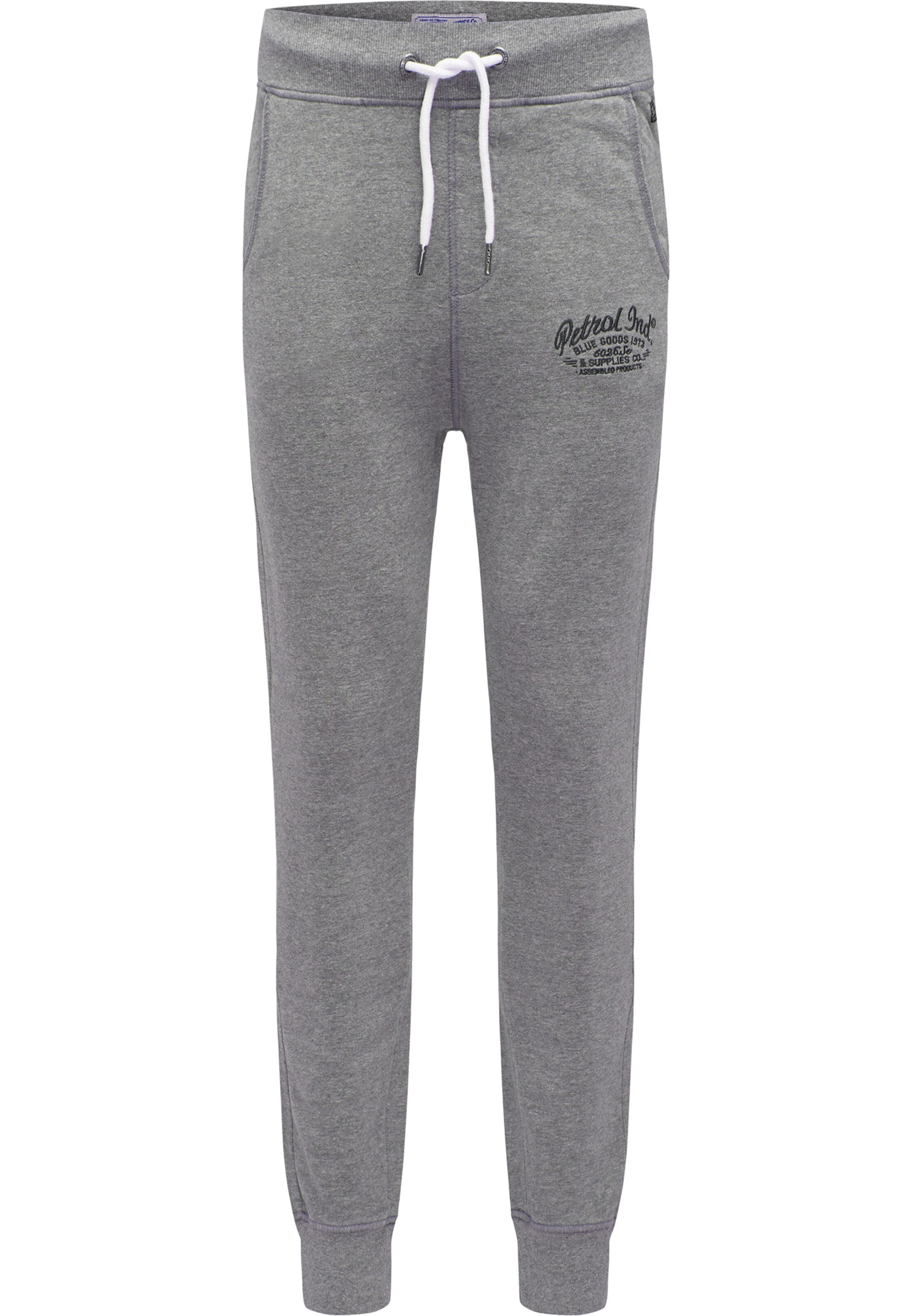 Petrol Industries - Broek 'Men' in de kleur Grijs gemêleerd