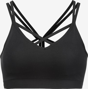 Athlecia Bustier Sportmelltartók 'Tulip' - fekete: elől