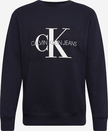 Calvin Klein Jeans Mikina 'Core' – modrá: přední strana