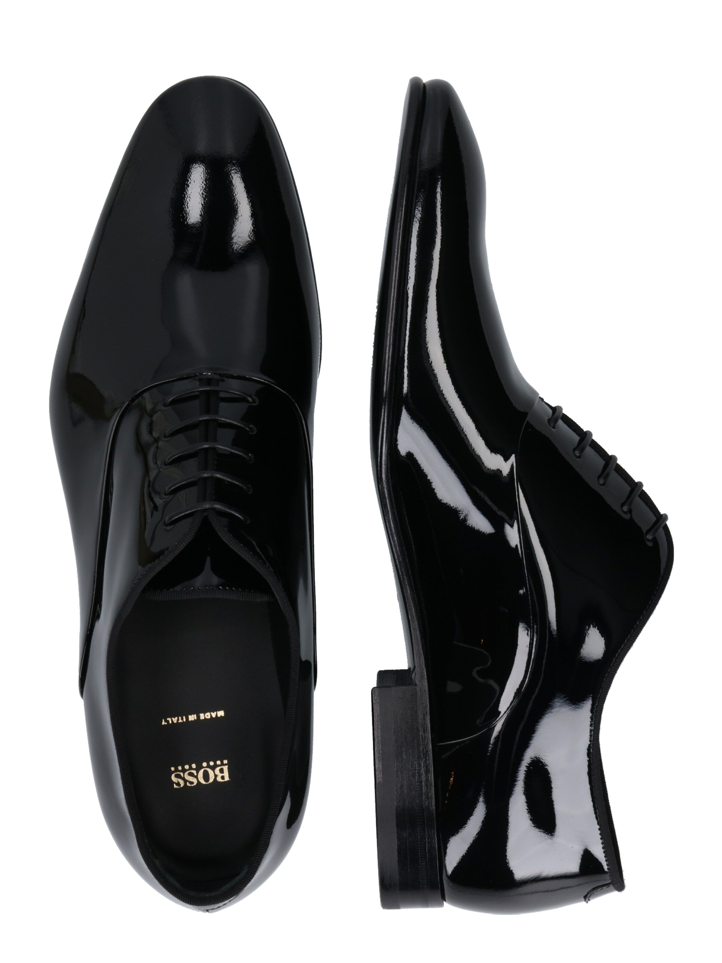 BOSS Schnürschuh in Schwarz