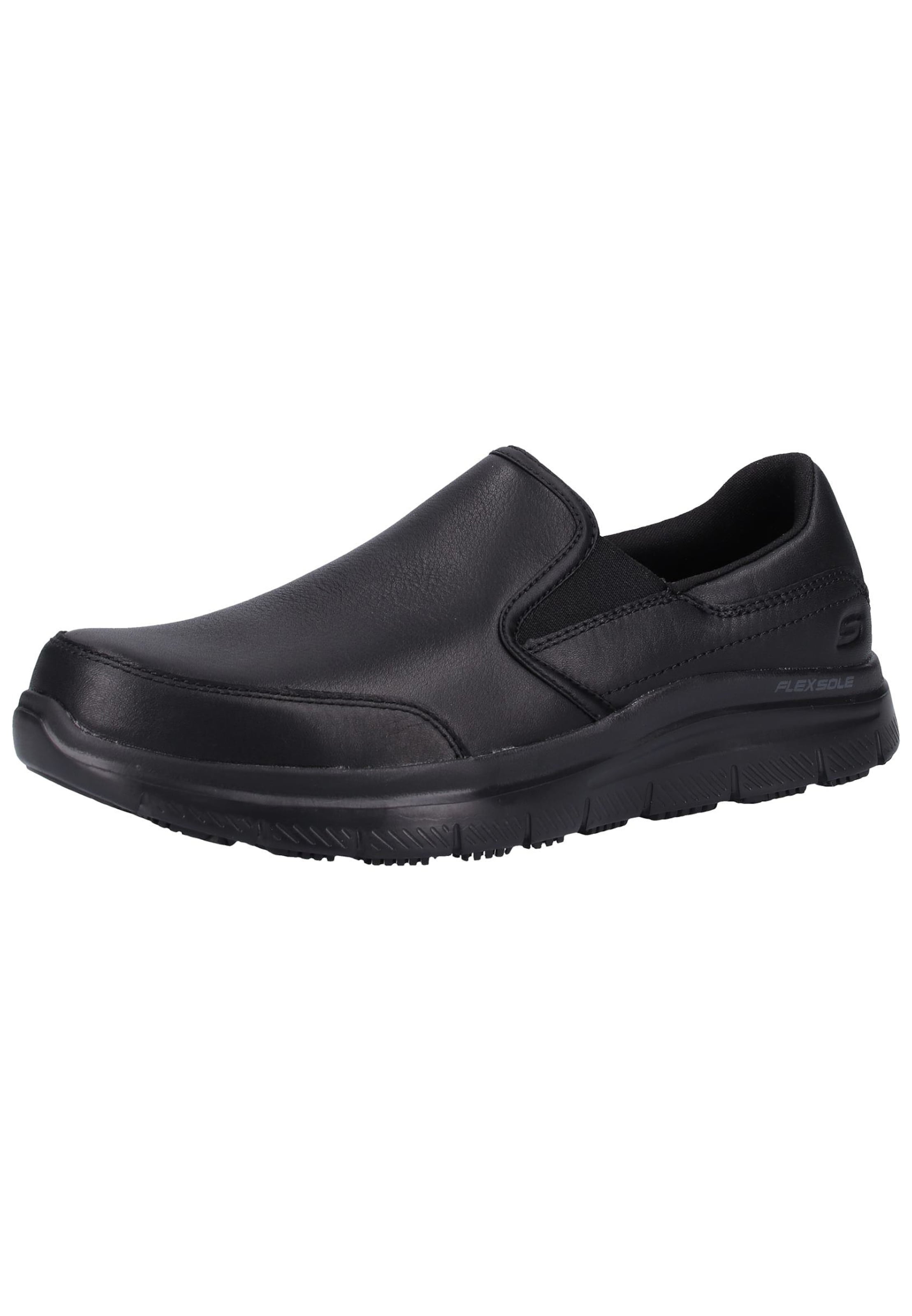 SKECHERS Mokassin in Schwarz: Vorderseite