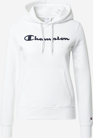 Champion Authentic Athletic Apparel Sweatshirt in White: front