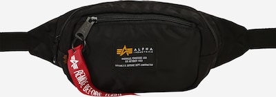 ALPHA INDUSTRIES Belt bag in Orange / Dark red / Black / White, Item view