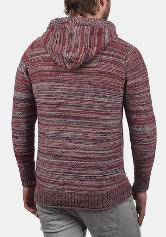 !Solid Kapuzenpullover 'MELKER' in Rot