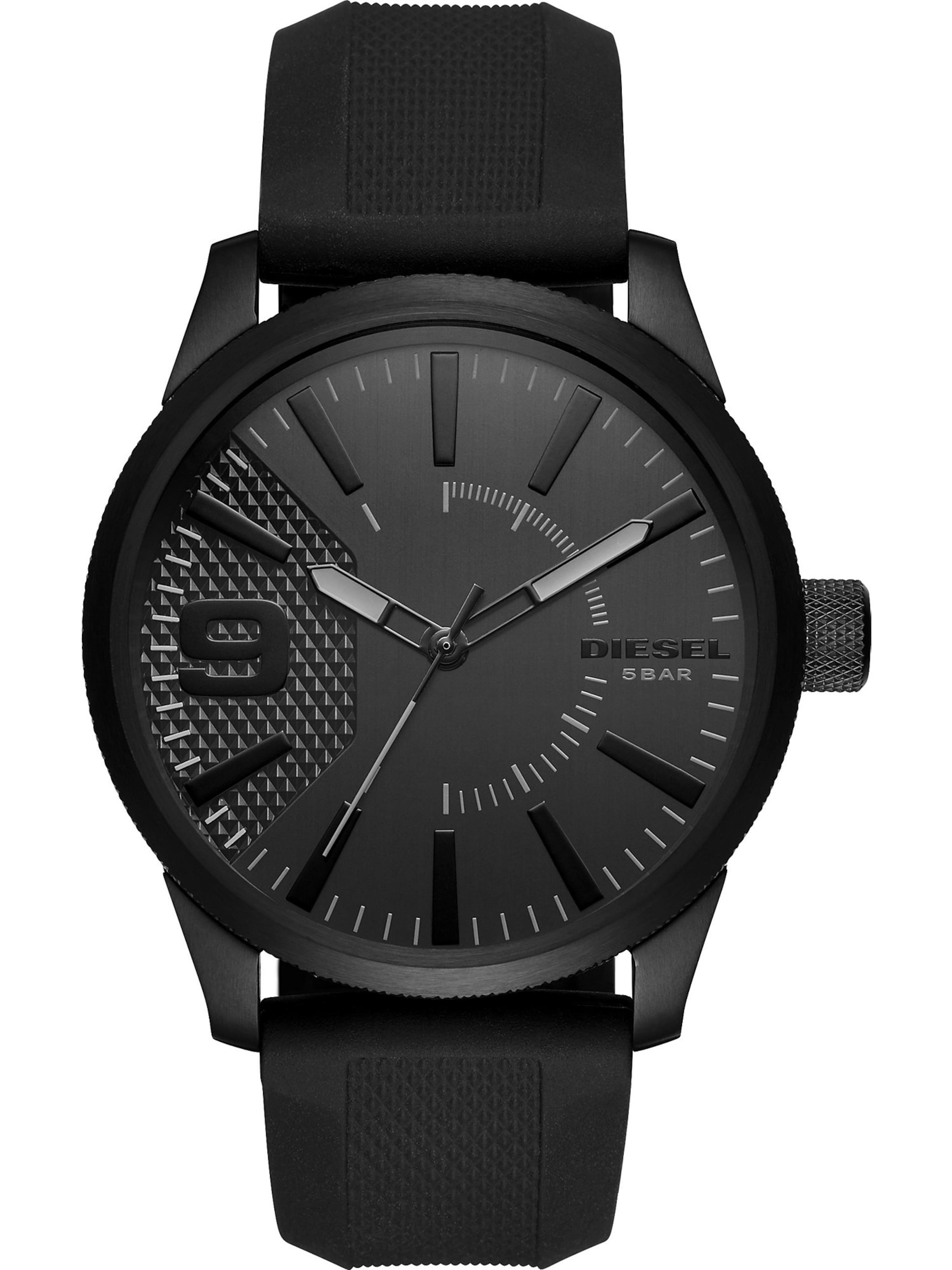 DIESEL Analoog horloge in Zwart: voorkant