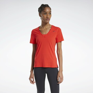 Reebok Functioneel shirt in Rood: voorkant