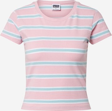 T-shirt Urban Classics en rose : devant