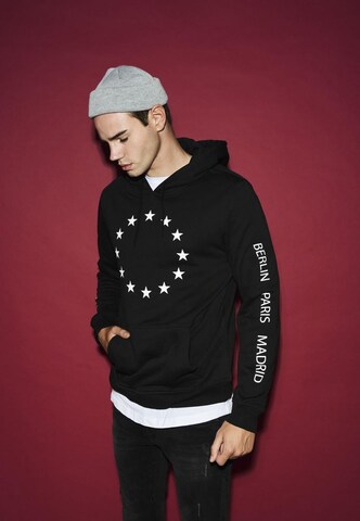 Mister Tee Sweatshirt 'Euro Capital' in Schwarz