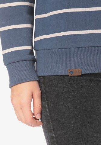 Lakeville Mountain Sweatshirt 'Cuanda Striped' in Blauw