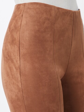 Skinny Leggings COMMA en marron