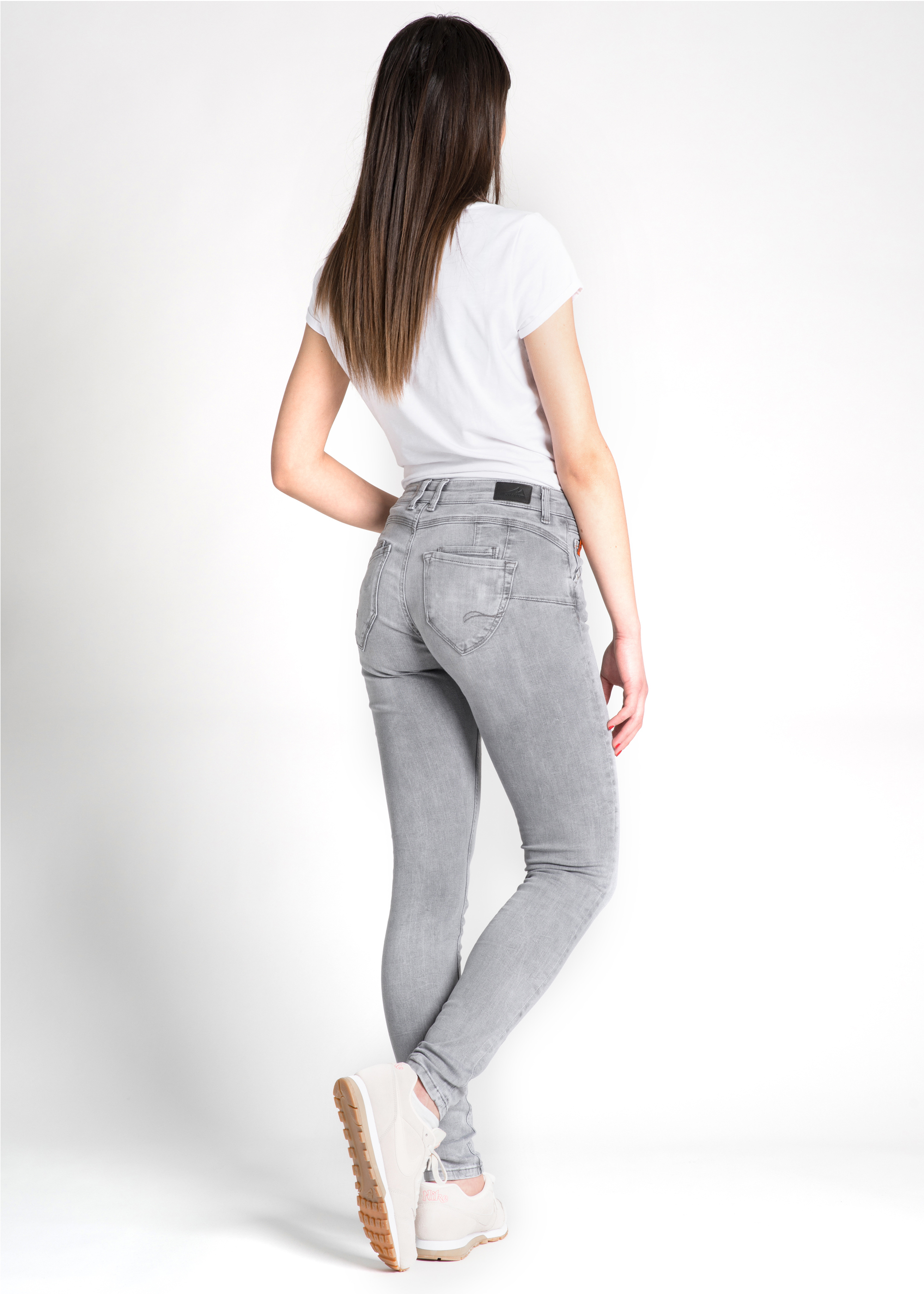 Miracle of Denim Jeans Ellen in Grau 