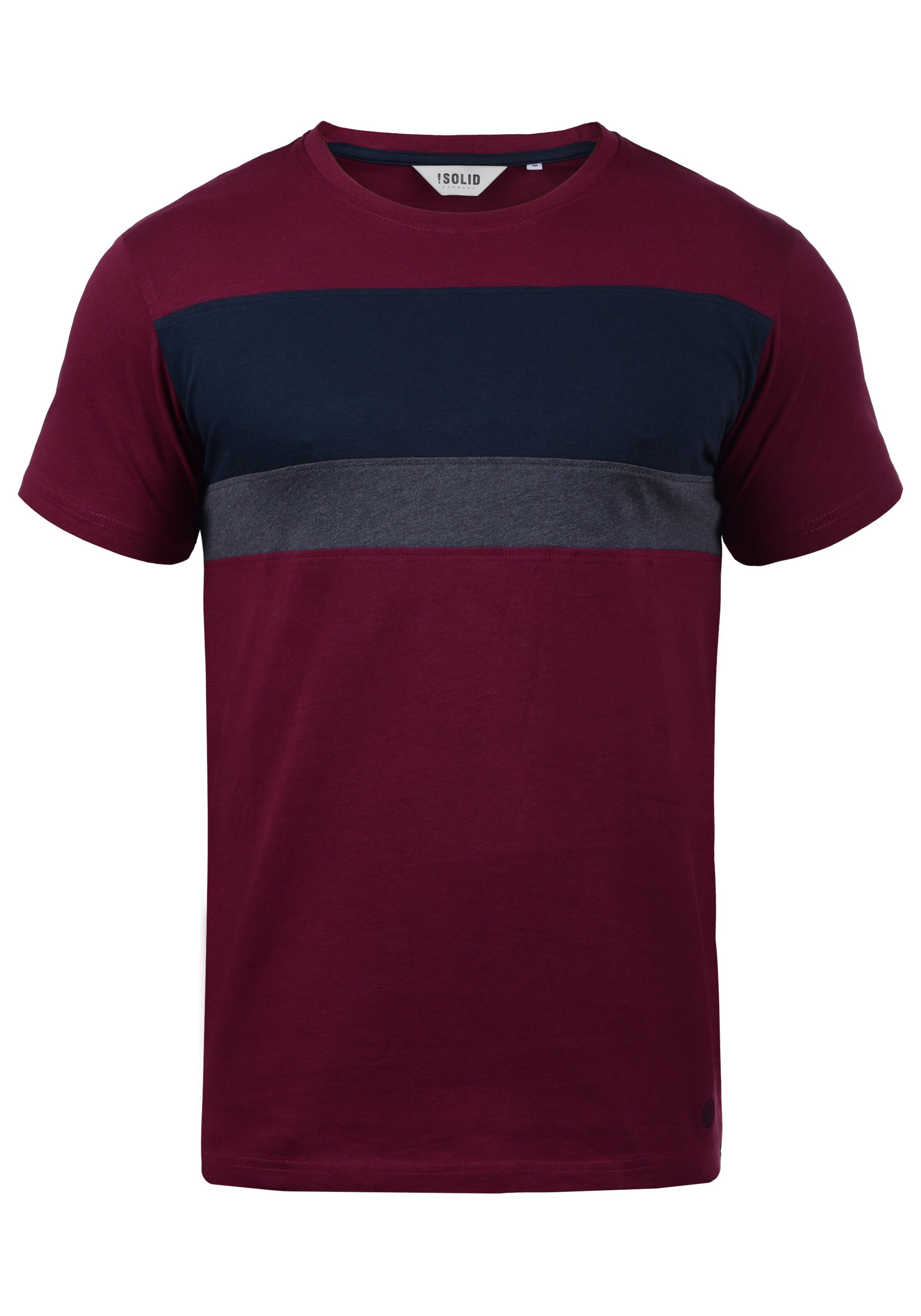 Maglietta 'Sascha' di !Solid in rosso: frontale