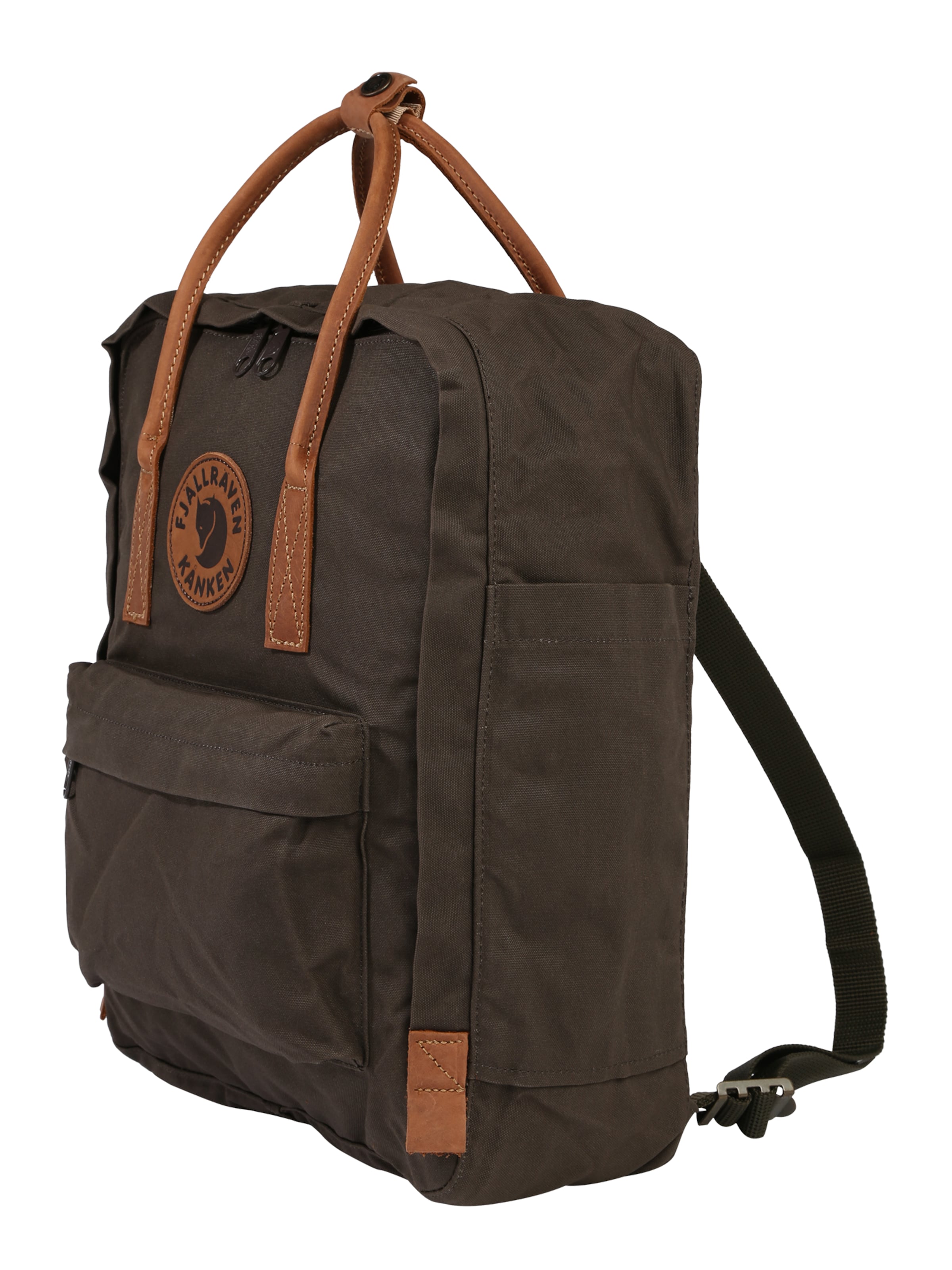 Zaino 'Kånken No.2' di Fjällräven in verde: lato