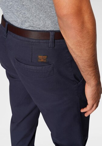 Bruno Banani Regular Chinohose in Blau