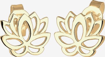 ELLI Earrings 'Lotusblume' in Gold: front