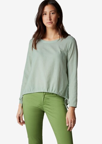 Marc O'Polo Blouse in Groen: voorkant