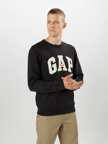 GAP Sweatshirt in Black: front