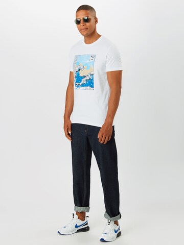 balta Iriedaily Standartinis modelis Marškinėliai 'Trash Wave'