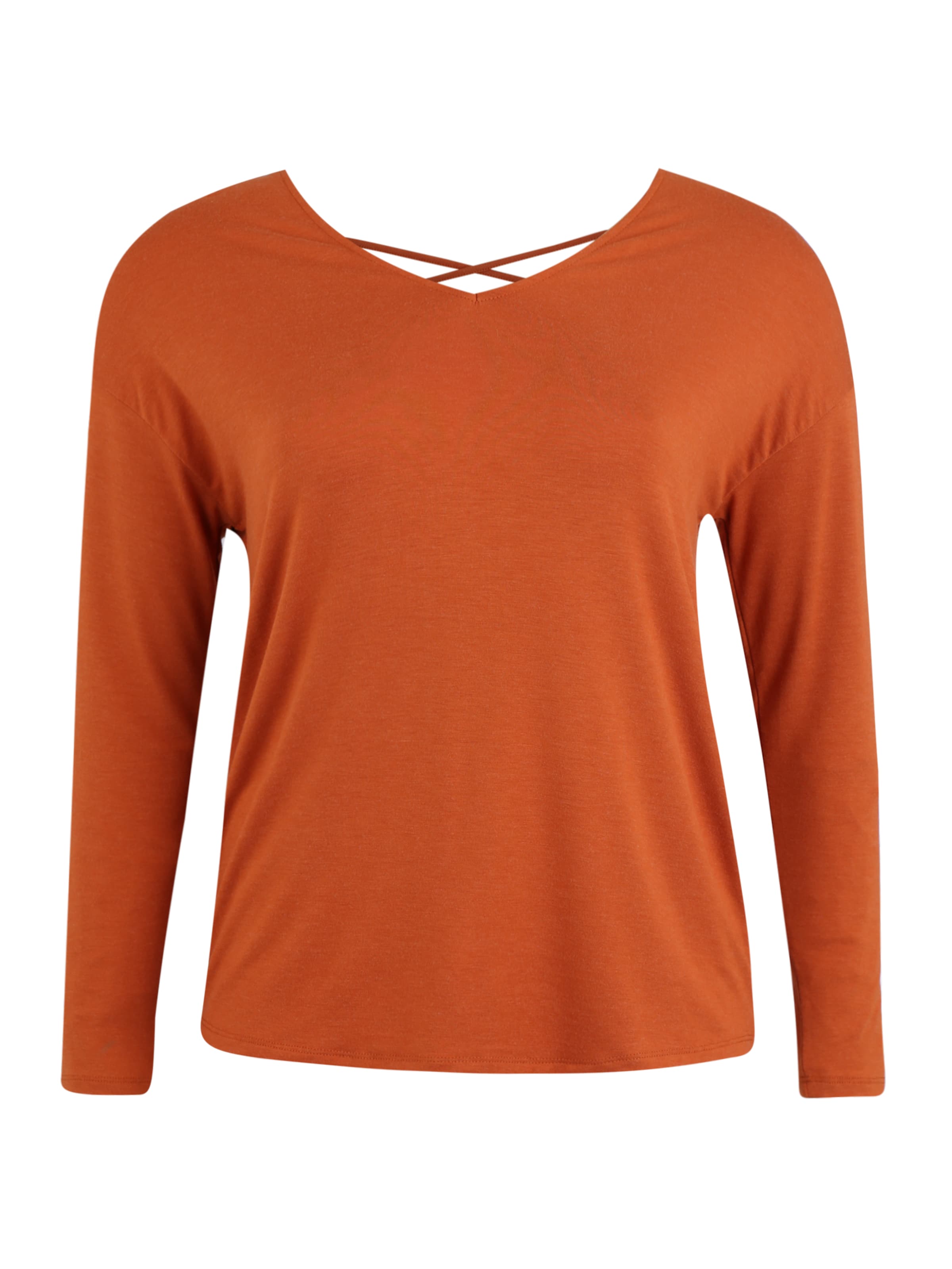 ABOUT YOU Curvy Shirt 'Lenio' in Orange: front