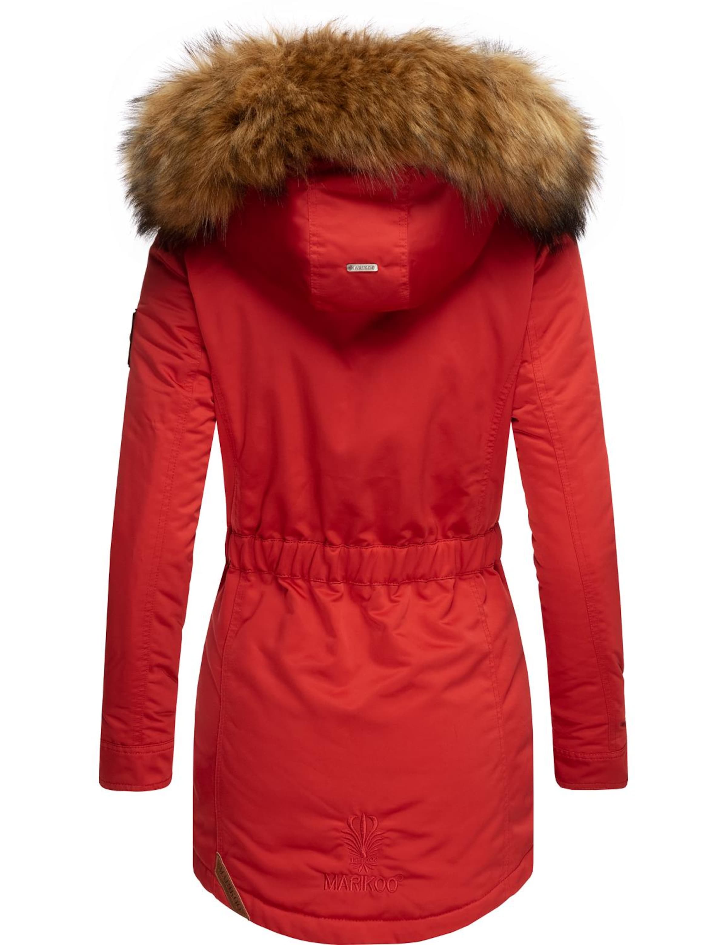 MARIKOO Płaszcz zimowy 'Sanakoo' w kolorze czerwony