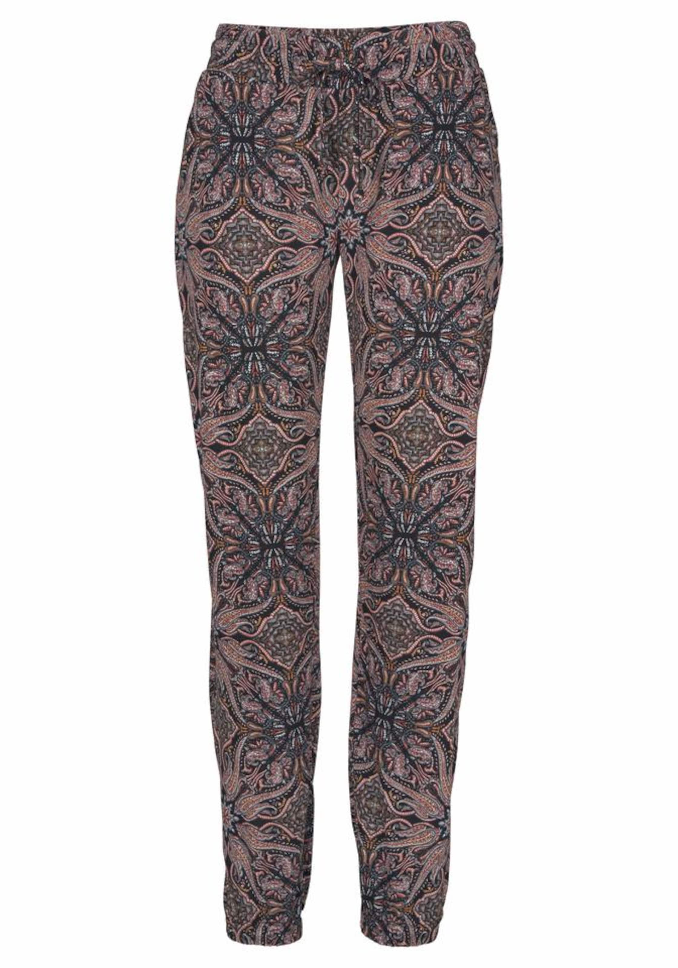 Effilé Pantalon LASCANA en marron : devant