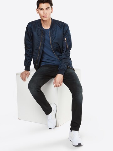 G-STAR Slimfit Džíny '3301 Slim' – modrá