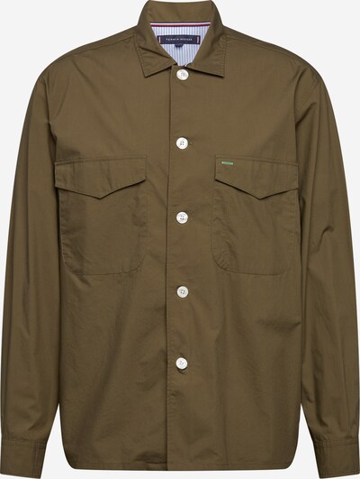 TOMMY HILFIGER Button Up Shirt 'Officer' in Olive, Item view