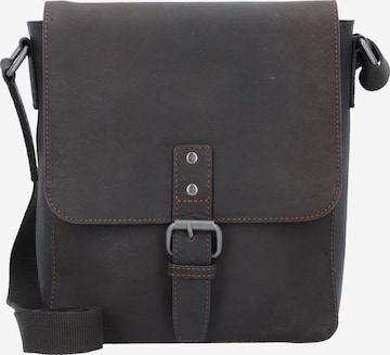 LEONHARD HEYDEN Crossbody Bag 'Dakota' in Brown: front