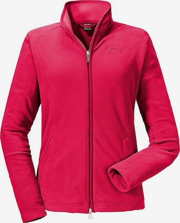 Schöffel Athletic Fleece Jacket 'Leona' in Pink: front
