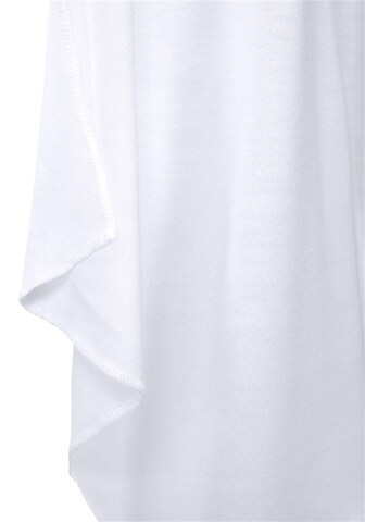 LASCANA Shirtjacke in Weiß
