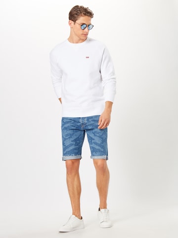 LEVI'S ® regular Jeans '501 Orig Cutoff Short' i blå