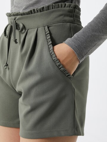 JDY Regular Pleat-Front Pants 'New Catia' in Green