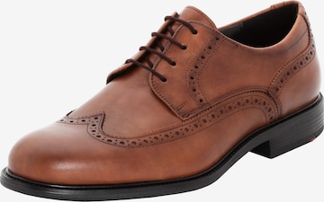 LLOYD Lace-Up Shoes 'Kaleb' in Brown: front