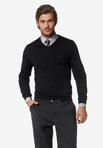 OLYMP Sweater in Black: front