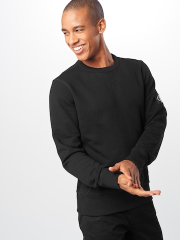 Calvin Klein Jeans Regular Fit Sweatshirt in Schwarz: predná strana