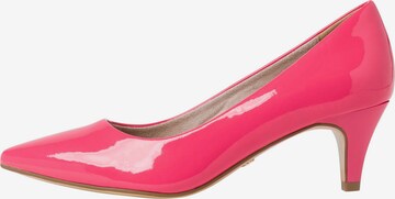 TAMARIS Čevlji s peto | roza barva