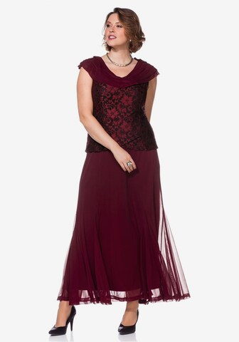 SHEEGO Evening Dress in Red