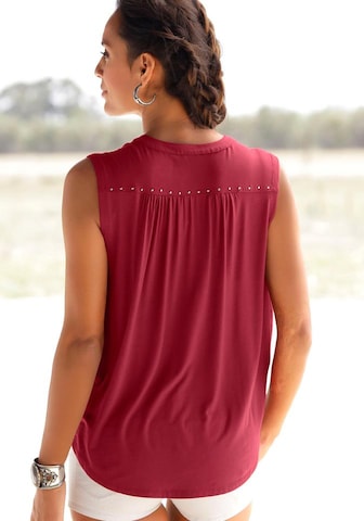 Camicia da donna di LASCANA in rosso