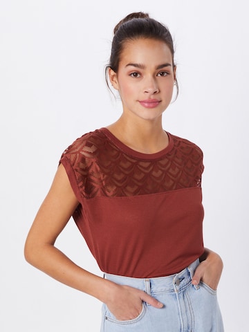 ONLY - Camiseta 'Nicole' en rojo: frente