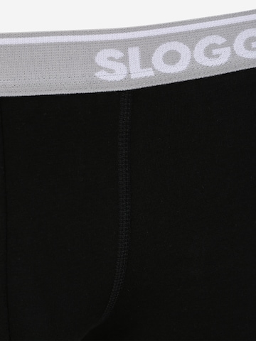 SLOGGI Regular Boxershorts 'men GO ABC' i svart